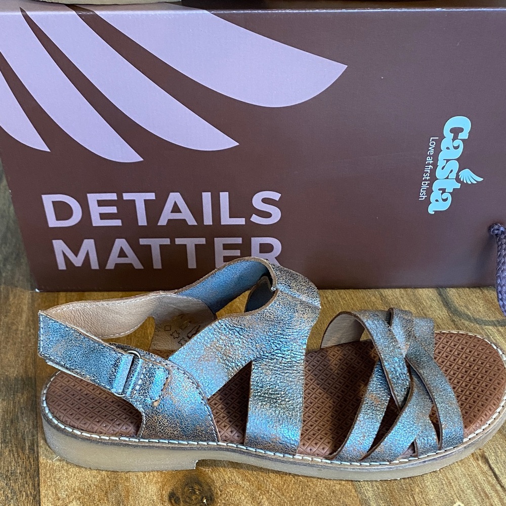 NIB Casta Isla Petrol- grey crackle Size 37